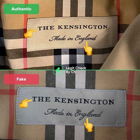 how to tell a real burberry shirt from a fake|burberry trench authenticity check.